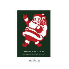 Cargar imagen en el visor de la galería, Tarjetas navideñas sencillas (papel textura)