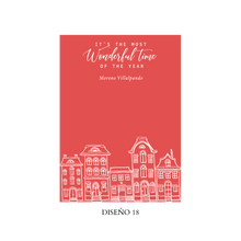 Cargar imagen en el visor de la galería, Tarjetas navideñas sencillas (papel textura)