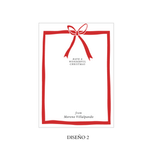 Cargar imagen en el visor de la galería, Tarjetas navideñas sencillas (papel textura)