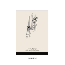 Cargar imagen en el visor de la galería, Tarjetas navideñas sencillas (papel textura)