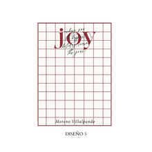 Cargar imagen en el visor de la galería, Tarjetas navideñas sencillas (papel textura)