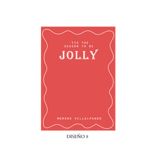 Cargar imagen en el visor de la galería, Tarjetas navideñas sencillas (papel textura)