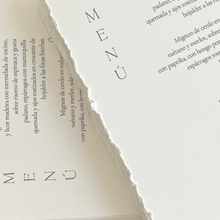 Cargar imagen en el visor de la galería, Menú (por pieza)