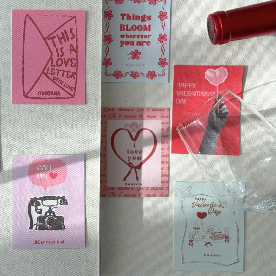 Vintage V-day tags